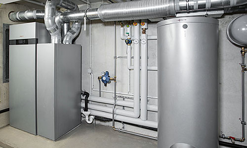 Luft- / Wasserwärmepumpe